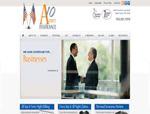 Tablet Screenshot of agency10insurance.com